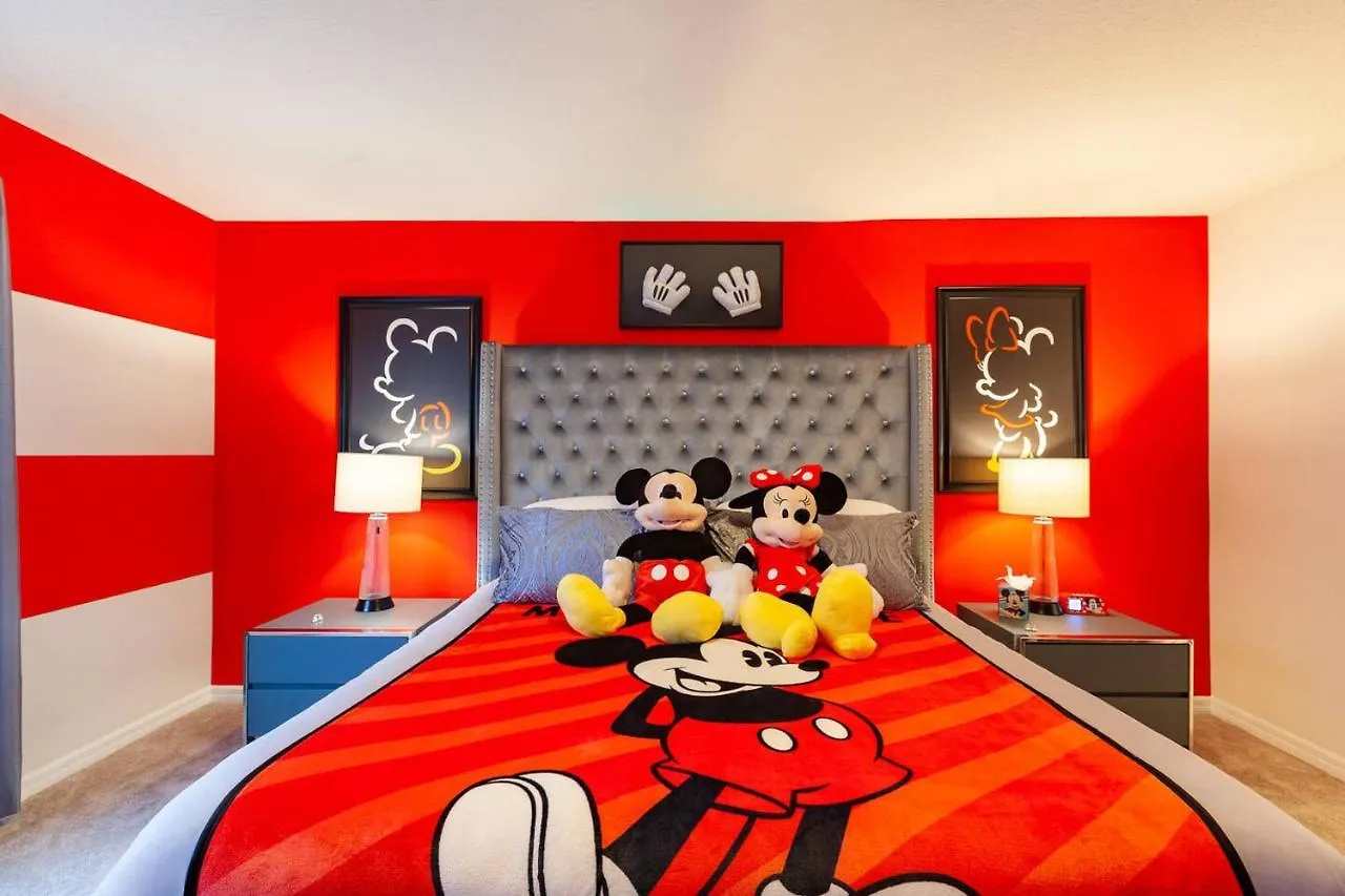 Themed House With Private Poolgame Room In Resort 达文波特 0*,